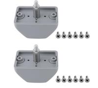 LT Easiyl Lot de 2 Loquets de Porte en Plastique avec Vis pour Armoire Meuble Camping-Car