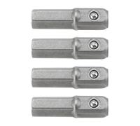 LT Easiyl Lot de 4 adaptateurs hexagonaux de 6,35 mm à 6,35 mm de long pour tournevis électrique, acier au chrome vanadium