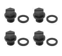 LT Easiyl Lot de 4 Bouchons de Vidange pour Pompe de Piscine avec Joints Compatibles avec Hayward SPX1700FG Compatible avec Hayward SuperPump SP2600X 19,7 X 18,7 Mm Noir