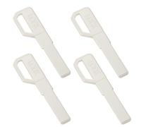 LT Easiyl Lot de 4 Clés Vierges de Verrouillage par Empreinte Digitale Et Mot de Passe 7,8 X 2,25 Mm Adaptées Aux Serrures à Architecture Super D