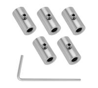 LT Easiyl Lot de 5 serre-câbles en acier inoxydable 304 de 1 à 1,5 mm | Longueur : 15 mm, diamètre extérieur : 8 mm, diamètre intérieur : 3,5 mm, clé hexagonale incluse
