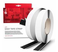 LTC 1510-8-20 LTC EASY TAPE STRAP (8m, 20mm, noir) Nouveau