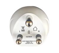 LTE Design - Adaptateur de Voyage France vers Afrique du Sud - Compatible Type L pour Afrique du Sud