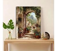 LTjiajuypd Affiche et impressions de paysage rural, peinture sur toile, art mural, tableau pour la décoration du salon (50x70CM/sans cadre)