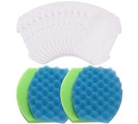LTWHOME Compatible en Mousse Laine Polymère Filtrante et Tampons en Mousse Convient pour Blagdon Inpond 5-in-1 6000 and 6-in-1 9000 Filtre (Paquet de 16)