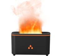 LtYioe Diffuseur d'huiles essentielles, aromathérapie à ultrasons 160 ml, humidificateur à brume froide avec télécommande, lumière d'ambiance et 2 modes Msit, silencieux et sans eau d'arrêt