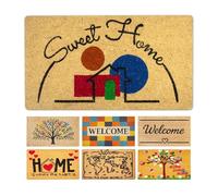 LUA VIKA Paillasson Exterieur Entree - Sweet - 40x70 cm - Tapis Entree Exterieur Antidérapant - Tapis Coco Interieur - Paillasson Coco Original