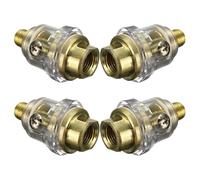 Lubrificateur Pneumatique Mini 1/4, Lot de 4, Aluminium Léger