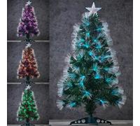 Luca Lighting Arbre de Noël artificiel Highland LED - 40x40x90 cm - PVC - Vert