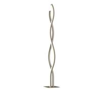 Lucande Ampoules LED lampadaire salon en aluminium, dimmable lampe sur pied | 2 sources lumineuses, moderne, 3000 k blanc chaud pour salon, séjour, salle à manger