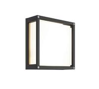 Lucande Applique Exterieur Aurelien à intensité variable (Moderne) en Noir Aluminium (à 2 lampes, E27) Murale Luminaire Lampe Jardin Eclairage