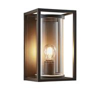 Lucande Applique Exterieur Brienne à intensité variable (Moderne) en Gris Aluminium (1 lampe,à E27), Murale Luminaire Lampe Jardin Eclairage