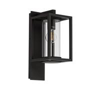 Applique extérieur Ferda Lucande, dimmable, noir, Aluminium, Moderne, Applique Exterieur