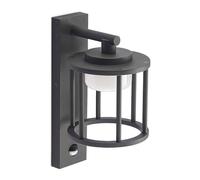 Lucande Applique extérieure Berenike à intensité variable (Moderne) en Gris Aluminium (1 lampe,à GX53), pour mur extérieur/façade de maison terrasse und balcon