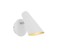Lucande Applique Murale Wibke à intensité variable (Scandinave) en Blanc Métal e. a. pour Salon & Salle manger (1 lampe,à GU10), Lampe Eclairage Luminaire Mural