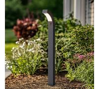 Lucande Borne lumineuse LED Lennik, capteur, 100 cm, anthracite LENNIK, noir, Aluminium, Moderne