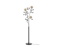 Lucande Lampadaire Evory (Florentin) en Noir Métal e. a. pour Salon & Salle à manger (à 3 lampes, G9) Sur Pied Lampe a de Sol