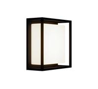 Lucande LED Applique Exterieur Ilirian (Moderne) en Noir Aluminium (1 lampe,à), Murale Luminaire Lampe Jardin Eclairage d’exterieur