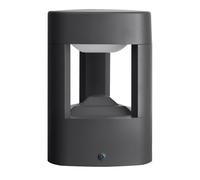 Lucande LED Borne Eclairage Exterieur Pirron (Moderne) en Noir Aluminium (à 90 lampes,), Lumineuse Luminaire Lampe Jardin Led