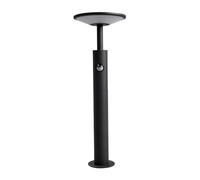 Lucande LED Eclairage Exterieur Fenia (Moderne) en Noir Aluminium, Luminaire Lampe Jardin Borne Lumineuse