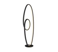 Lucande LED Lampadaire Bronwyn à intensité variable (Moderne) en Noir Aluminium e. a. pour Salon & Salle manger (1 lampe,à), Sur Pied Lampe a de Sol