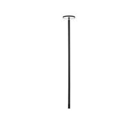 Lucande LED Lampadaire extérieur Akito (Moderne) en Noir Aluminium (1 lampe,à), Candélabre luminaire d’extérieur