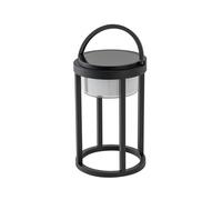 Lucande LED Lampe solaire Tilena à intensité variable (Moderne) en Noir Aluminium, décorative lampe