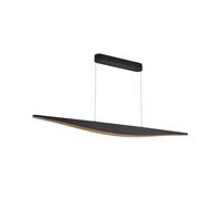 Lucande LED Suspension Clavit à intensité variable (Moderne) en Noir Métal e. a. pour Salon & Salle manger (1 lampe,à), lampe plafonnier suspension