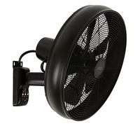 Lucci AIR BK Ventilateur mural 50 W (Ø x H) 410 mm x 460 mm noir pivotant