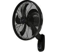 Lucci AIR Glide DC WV Ventilateur mural 36 W (Ø) 45 mm noir montage mural possible, avec télécommande
