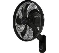 Lucci AIR Glide DC WV Schwarz Ventilateur mural 36 W noir