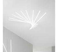 Luce Ambiente Design SHANGHAI Applique murale/Plafonnier LED, LED-SHANGHAI-PL9C BCO,