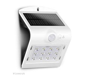 Luceco LEXS22W40-01 Applique murale solaire à LED Blanc 1,5 W 4000 K