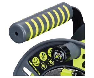 LUCECO MASTERPLUG Pro-XT : Bobine de câble de 25 mètres pour l'extérieur, 3 prises Schuko, indice de protection IP44, protection thermique