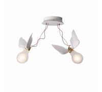 Lucellino Doppio Applique Murale Blanc