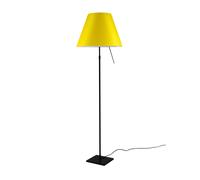 Luceplan Costanza Terra noir dimmable Stehleuchte, jaune vif