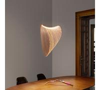 Luceplan Suspension Illan Ø60 cm Bois de bouleau LED dimmable (D82)