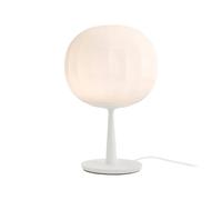 Luceplan Lampe de table Lita ø30 cm. structure blanche