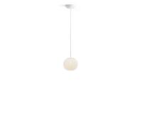 Luceplan Lita Sospensione Pendelleuchte, ⌀ 18cm, structure en aluminium laqué blanc