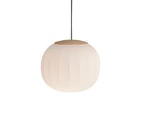 Luceplan Lita Suspension Ø18 Opale & Frêne
