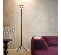 Luceplan Lampadaire Lola D15ND noir. aluminium