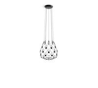 Luceplan Suspension Mesh noir. small. câble 5m