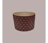 Lucgel Moule en forme de cuisson en papier four, ondulation rigide jetable, pour panettone, 1 kg, Dm170H110 mm, 5 pièces -