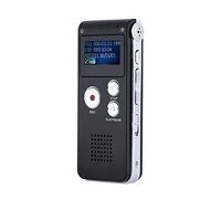 LUCHONG Enregistreur vocal,8 Go Intelligent Digital Audio Enregistreur de téléphone vocal Dictaphone Lecteur de musique MP3 Activer la voix VAR AB Répétition