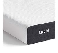 LUCID Matelas à mémoire de forme - avec gel rafraichissant & charbon de bambou durable - Oeko-Tex - 13 cm epaisseur, Ferme, 180x200 cm, 2 personnes