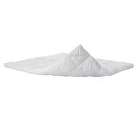 LUCID Surmatelas 180x200 cm Ultra Doux de 7,5 cm en Microfibre | Percale de Coton douce et respirante | Avec Sangles de Fixation| Oeko-Tex |Protege matelas 2 personnes, Blanc