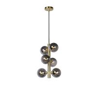 Lucide 45474/06/02 Suspension, Acier, 168 W, Satin Gold