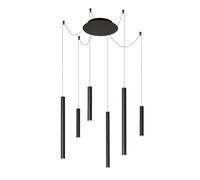 Lucide 74403/06/30 Suspension, Aluminium, 24 W, Noir