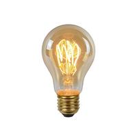 LUCIDE A60 TWILIGHT SENSOR - Ampoule filament - Ø 6 cm - LED - E27-1x4W 2200K - Détecteur Jour/Nuit - Ambre