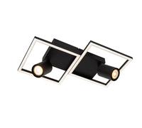 LUCIDE ARIANNE - Plafonnier - LED - 2xGU10 - Noir